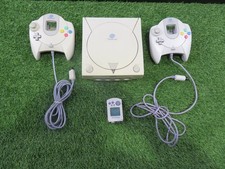 Sega Dreamcast Console with Controllers Powers Tested Only (No Cables)