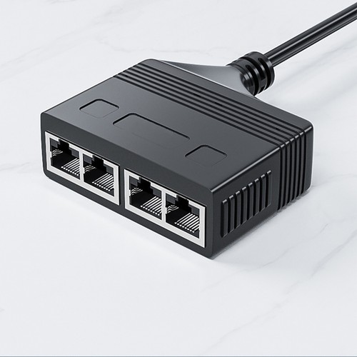 1000Mbps Ethernet Splitter Hub RJ45 Cable LAN Network Internet 1 IN 4 Out - Photo 9/13