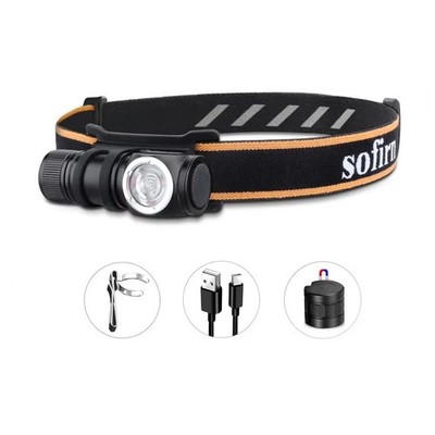 Sofirn HS10 USB-C Rechargeable Headlamp 1100lm 90CRI LED Magnetic Tail Light