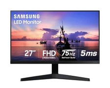 Samsung T35F Black 27 Inch IPS Panel FreeSync HDMI Borderless Essential Monitor