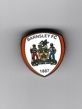 New Barnsley F. C. (England) enamel metal lapel badge pin) in perfect condition