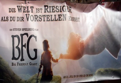 BFG - Big Friendly Giant - Banner / Kinobanner Größe 100x360cm