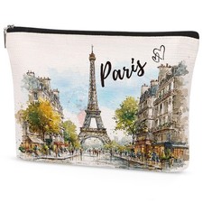 Paris Makeup Bag Gifts for Women â€“ Paris Souvenirs From France Travel Essenti