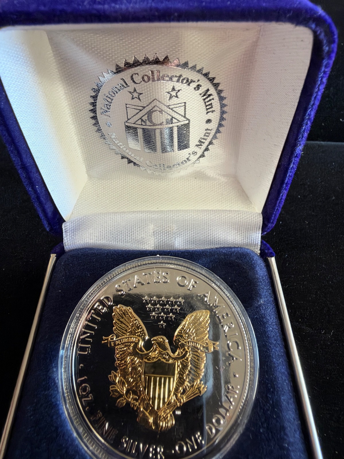 Ase Database Logo 2020 American Silver Eagle 1 oz .999 Silver Gold Gilded ASE Coin No ...