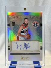 2021-22 Select Youth Explosion Autograph Silver Prizm #YE-JHF Jay Huff Rc Auto