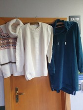 2 Damen Pullover 1 Kleid oder Longschirt, Winter Kleiderpaket Gr. M 