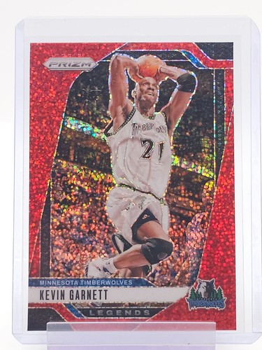 KEVIN GARNETT 2024-25 PANINI PRIZM LEGENDS RED SPARKLE #283 TIMBERWOLVES Q4263