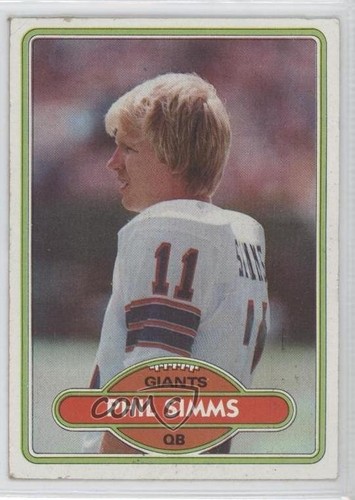 1980 Topps Phil Simms #225 Rookie RC | eBay