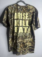 *RARE* Vintage RealTree Acts 10:13 Arise Kill Eat Camo Shirt Duck Commander XL