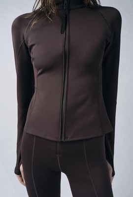 ZARA Termo sports jacket size S brown
