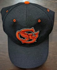 Zephyr Oregon State Beavers Fitted Hat 7 3/8 Black Orange NCAA OSU