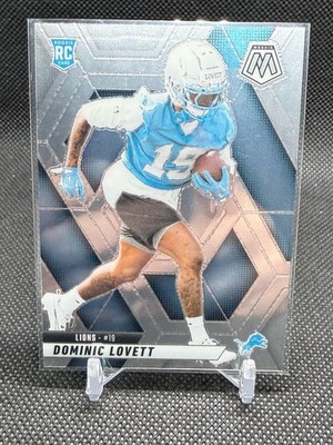 2025 Panini Mosaic Dominic Lovett ROOKIE #363 - Detroit Lions