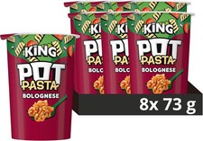 Pot Pasta Bolognese instant hot snack pot Instant Noodle 8x 73 g