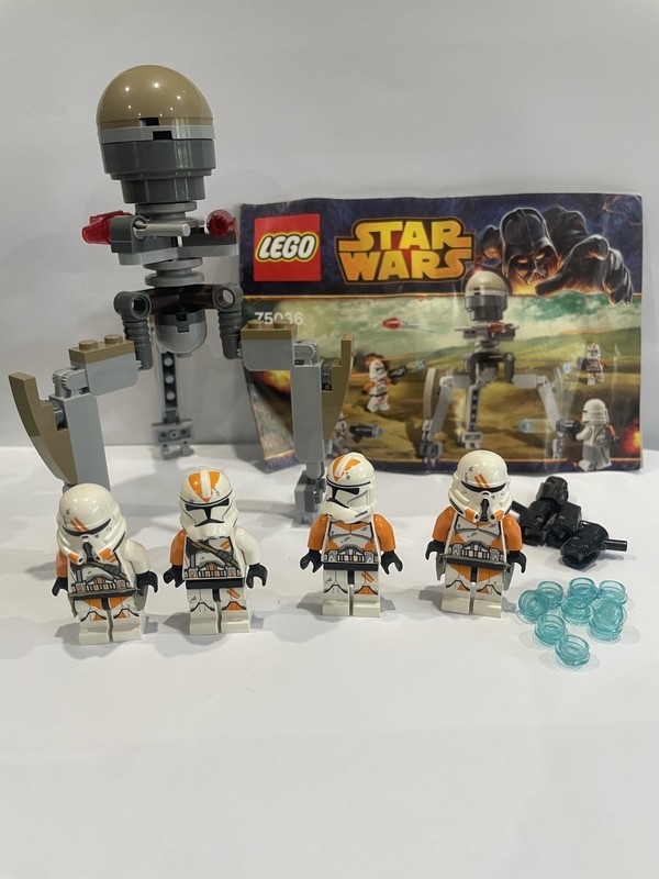 LEGO 75036 Tri-Droid Star Wars Retired Set with Manual And Mini Figures