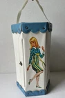 Vintage 1965 Mattel Barbie Francie Mod Hexagon Doll Carry Case With Blue Trim
