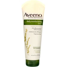 2 Pack Aveeno Active Naturals Daily Moisturizing Lotion, Fragrance Free, 8 oz