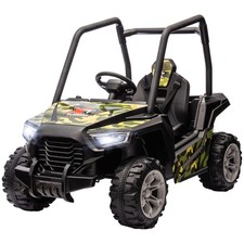 Spacious 12V Kids Electric Car with Remote Playtime Music Bright LED Lamps