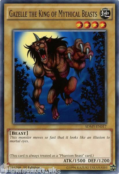 SDMY-EN017 Gazelle the King of Mythical Beasts 1st edition Mint YuGiOh Card