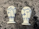 Blue Painted / Blue Fluted Salt and Pepper  Set - Bing and Grondahl - Danish — photo 1