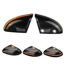  Sequential Switchback LED Side Mirror Turn Signal Puddle Light Compatible 
