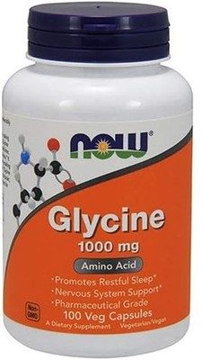 Now Foods Glycine 1000 mg - 100 VegiCapsules