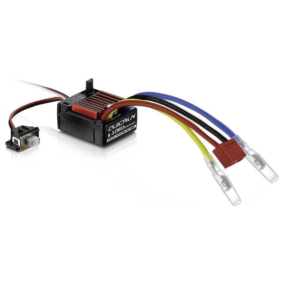 Hobbywing QuicRun 1060 T-Stecker Automodell Brushed Fahrtregler Belastbarkeit - Bild 2 von 4