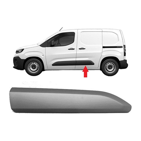 Diederichs Zierleiste TüRleiste FüR Opel Combo E Peugeot Partner Hinten Links-image
