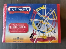 Meccano Erector Set  #8256 The Motorized Ferris Wheel And 25 Models -NEW SEALED