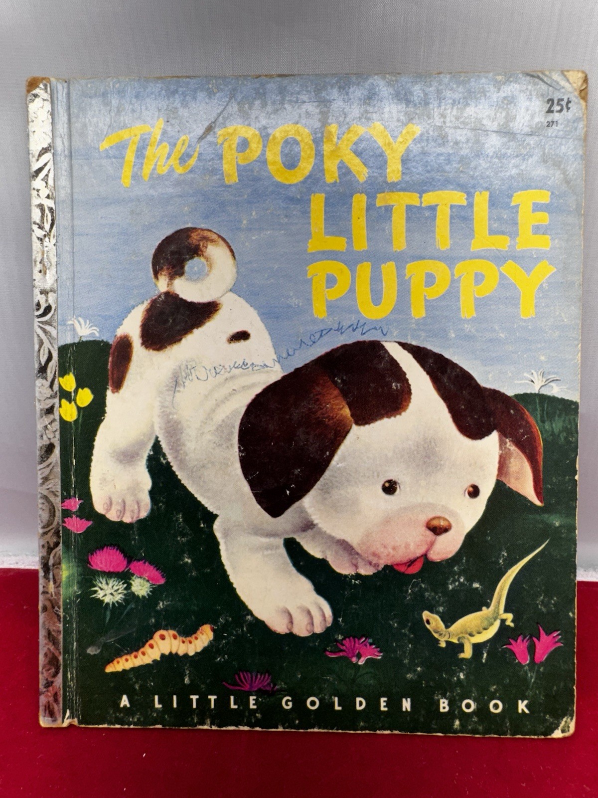 Antique The Poky Little Puppy Hardcover Book 1942, Little Golden Book