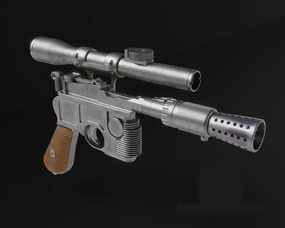 Star Wars DL-44 Blaster 3D Druck - DIY, zum selber bauen