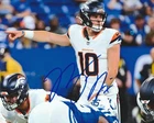 Bo Nix Signed Autographed Denver Broncos 8x10 Photo with COA/Matching Hologram