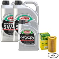 MotoröL Set 5W-40 Vollsynth Meguin 11 Liter + ÖLfilter FüR Mercedes Sprinter