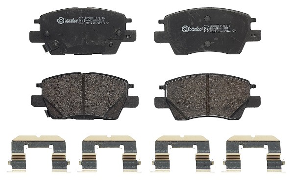 Vorderachse Brembo P 10 073 Bremsbelagsatz, Scheibenbremse FüR Buick (Sgm),Chevr-image