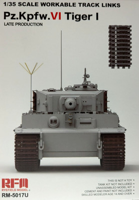 Ryefield Model RFM 5017U - 1:35  Pz.Kpfw. VI TIGER I workable track links