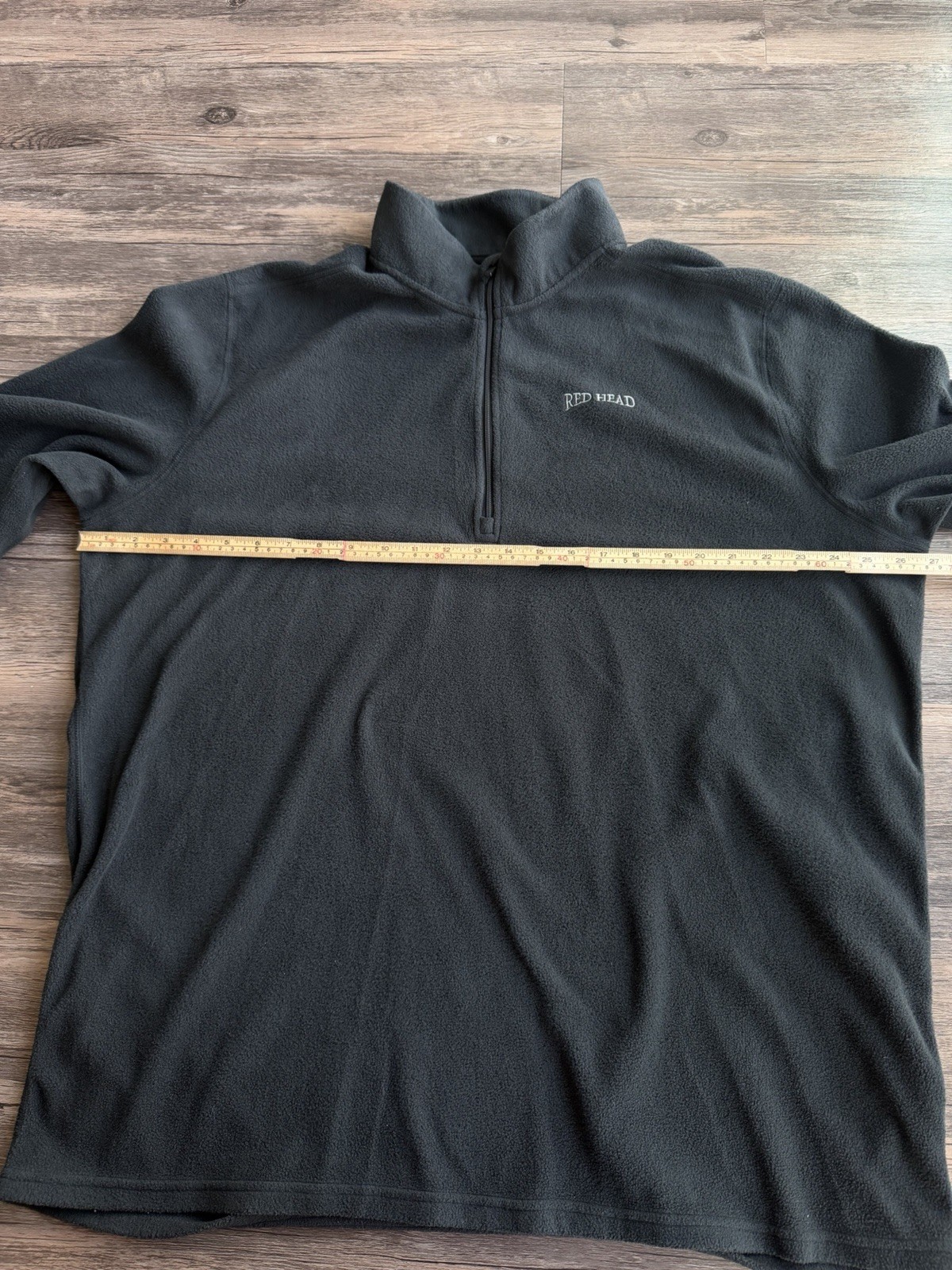 Red Head Fleece Full Zip Jacket Mens 2X Black Embroidered Logo Outdoors Hunting thumbnail 11