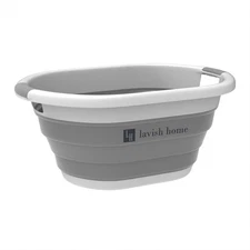 Trademark Home Collection 75-CMP1062 Outdoors Collapsible Wash Basin Dish Tub...