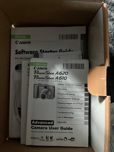 Canon Powershot A610 5.0 MP Digital Camera Flip Screen W/Box EUC - Picture 7 of 7