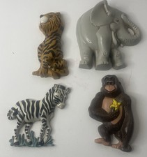 Burwood Home Interiors Zoo Nursery Wall Decor, Elephant, Tiger, Zebra, Gorilla
