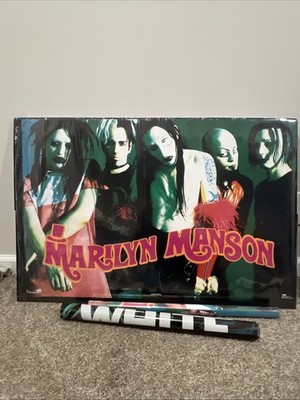 RARE VINTAGE Marilyn Manson POSTER Smells Like Children NINE RARE VINTAGE Marilyn Manson POSTER Smells Like Children NINE