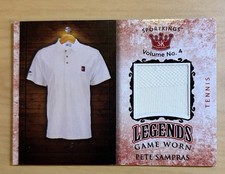 2023 Sports Kings Legends Memorabilia Pete Sampras Tennis Game Worn Shirt LSM-63