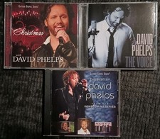 DAVID PHELPS The Best of David Phelps CD lot CHRISTMAS THE VOICE autographed