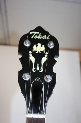 1980's Tokai T600R 5 String Banjo Made In Japan With Hard Shell