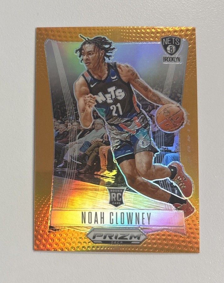 2023-24 Panini Prizm Deca - Noah Clowney - Rookie Orange Prizm RC #102 SP /49