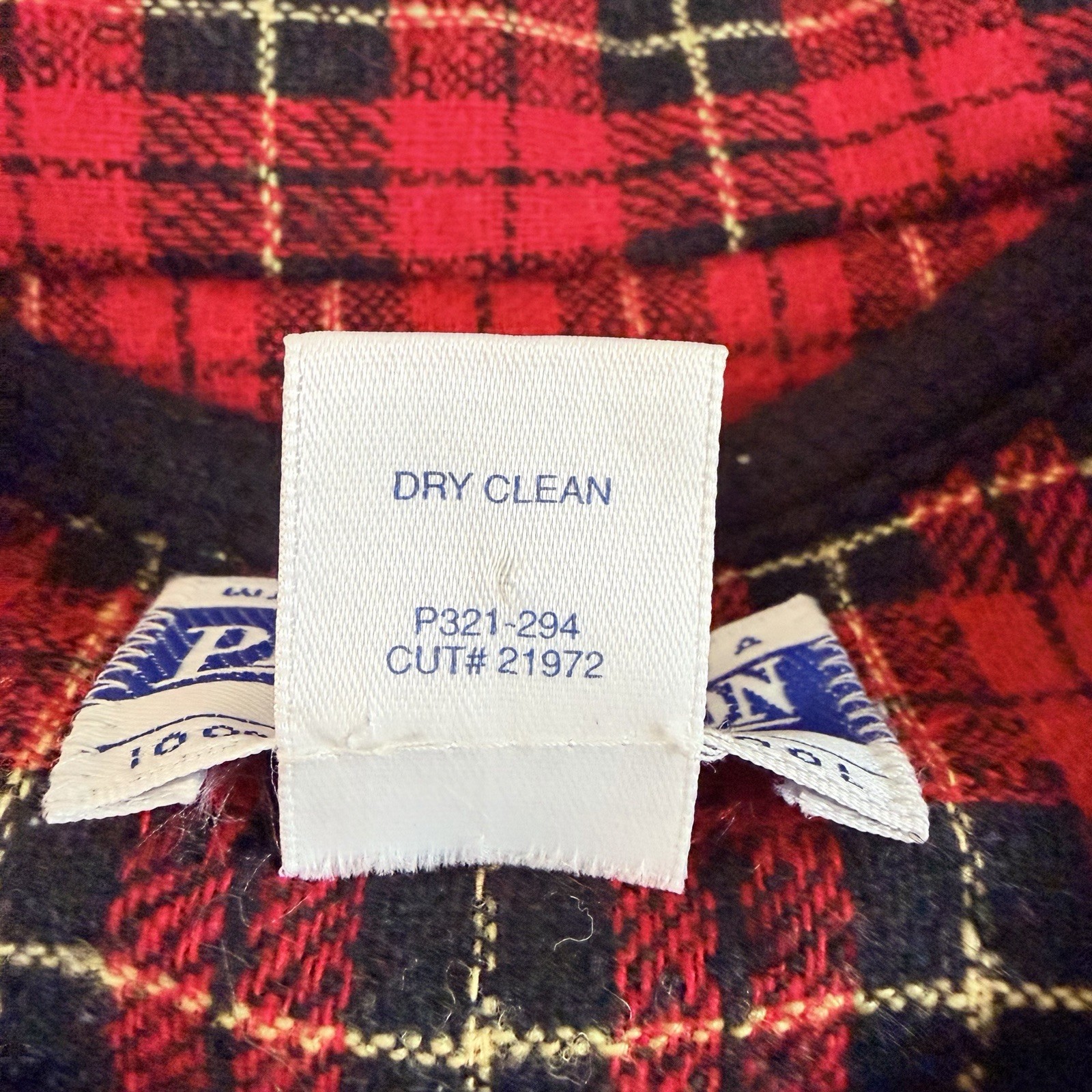 Pendleton Petite Wool Plaid Jacket Red Black Gold… - image 7