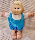 Vintage COLECO 1985 Preemie CABBAGE PATCH KIDS Boy Blonde Hair Blue Eyes