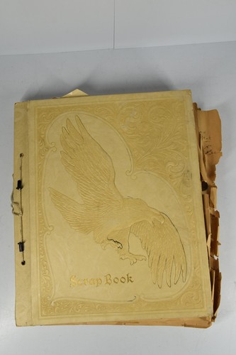 Vintage 1940's WWII Era Scrapbook Canon City CO Letters Photographs Epherma