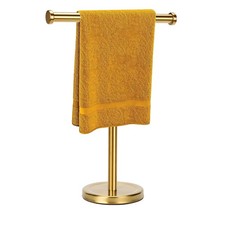 Hand Towel Holder Stand with Heavy Base, Hand Towel Rack for Bathroom Stainl...