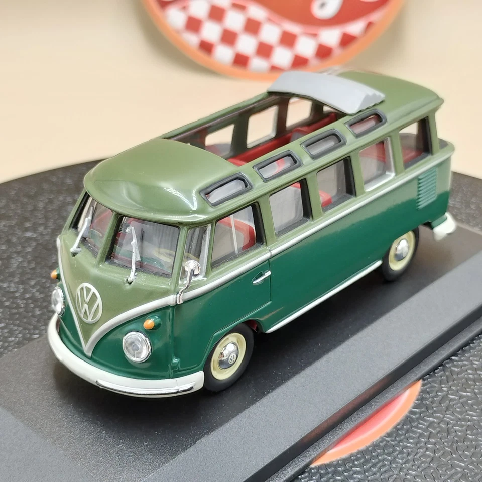 MINICHAMPS 1/43 VW BUS Samba green light Volkswagen 430052301 - Image 2 of 4