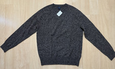 J.Crew Supersoft Lambswool Blend Crewneck Sweater Mens Medium Brown AA027