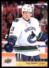 2017-18 Upper Deck UD Canvas Troy Stecher Vancouver Canucks #C81